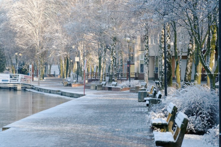 Pan Artur - Białe "szaleństwo" ;) Ostróda zimą